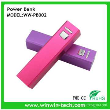 Portable 2200 mAh Lipstick Power Bank Charger